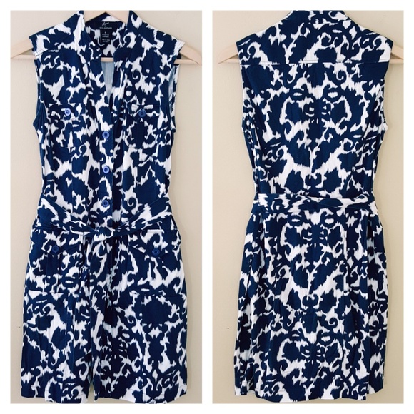 Nina Leonard Dresses & Skirts - 5/$25 // Black & White Stretch Cotton Dress